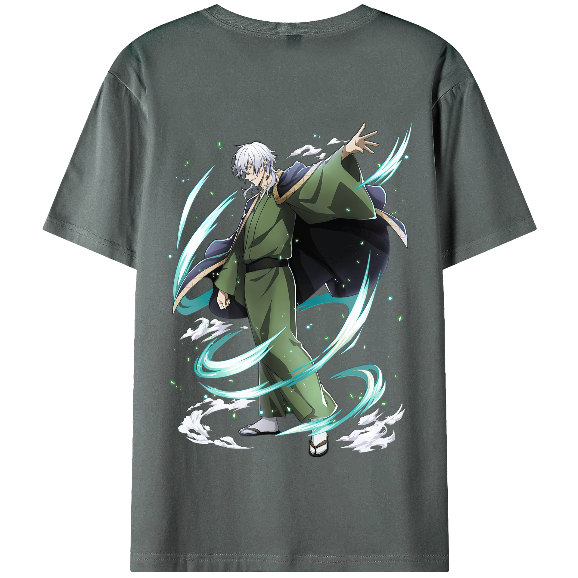 （画像用） 文豪ストレイドッグス Bungo Stray Dogs 綿100％半袖Tシャツ（背面プリント）